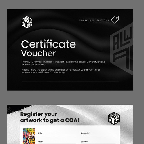 Certificate Voucher Design por Black-Pepper
