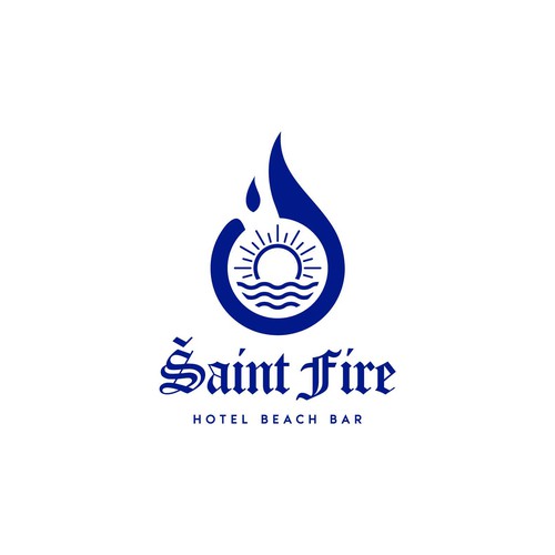 Saint Fire- hotel logo Design by The Last Hero™