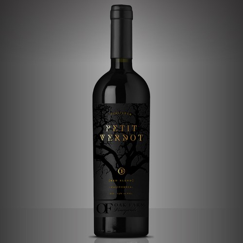 Design a new wine label for our new California red wine... Ontwerp door :DiegoGuirao