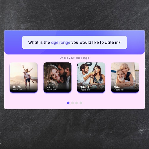 Engaging quiz feature design for product comparison website Design by TZ. Design
