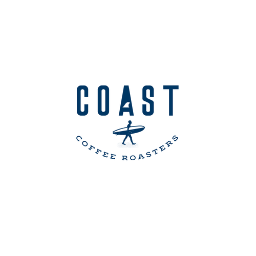 design logo for Coast Coffee Roaster, that will give an ordinary word a cool vibe Réalisé par Helma