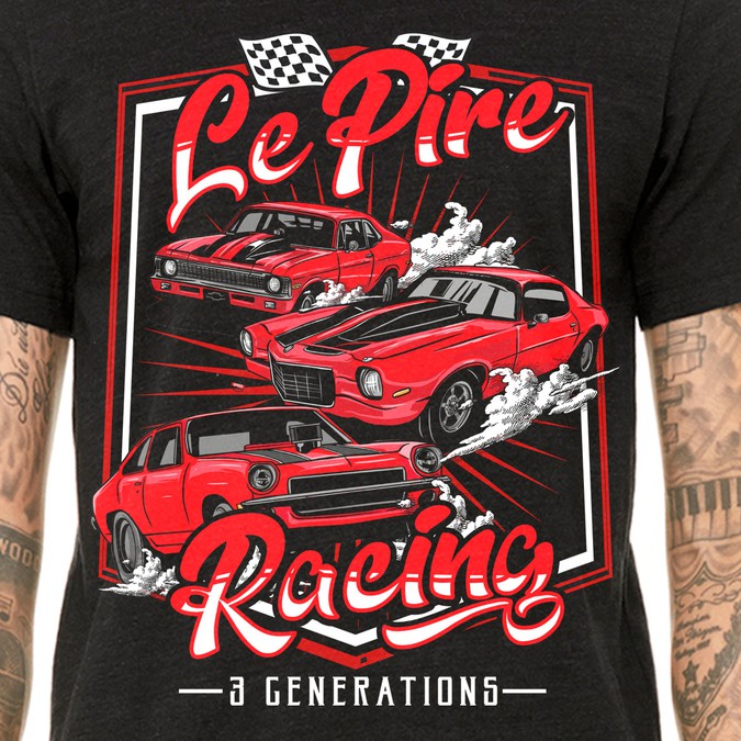 Drag Racing Team Tshirt Design | T-shirt contest
