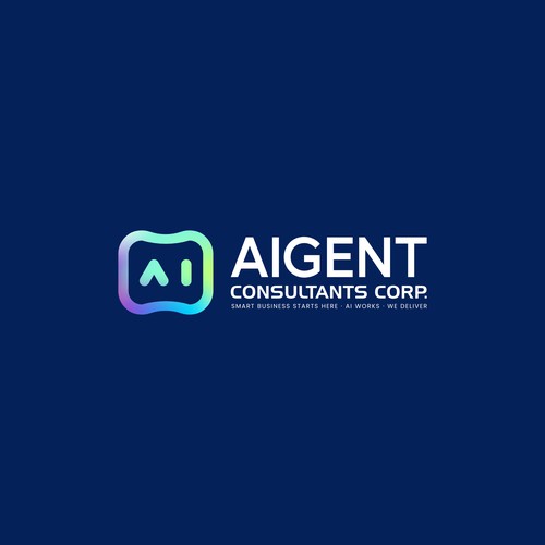 AI Agent Company: Appealing to small to medium sized businesses. Design by Yantoagri