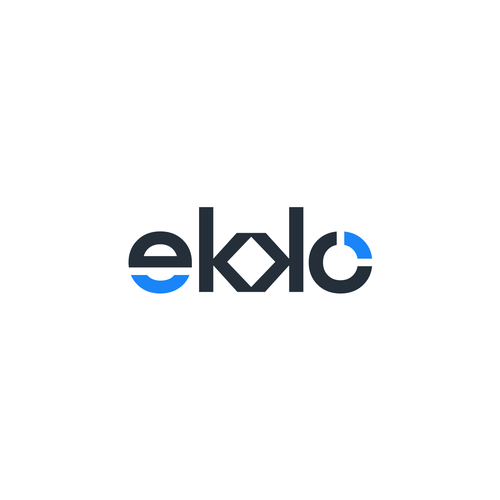 SIMPLE LOGO - ekko Letters then dm after Design by mloeberz™