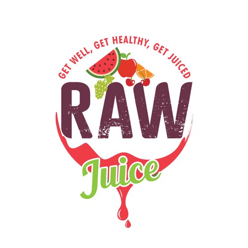 Raw juice bar that will be seen by millions Design by websmartusa