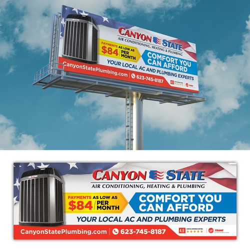 Design An Eye-Catching Billboard For An HVAC Company Design réalisé par Besties