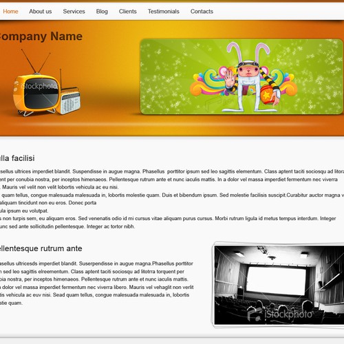 1-3 Page Website Template Design von kpp0209