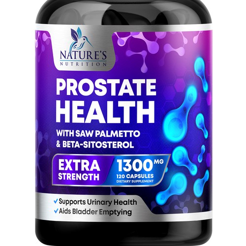 Nature's Nutrition needs a Men's Prostate Health product label Design by rembrandtjurin