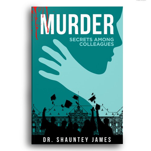 Cover for a classic murder mystery where secrets and lies fly among college professors Design by Bigpoints