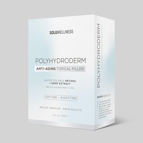 Create a Box Design for a Breakthrough Anti-Aging Facial Serum Design by intanamir