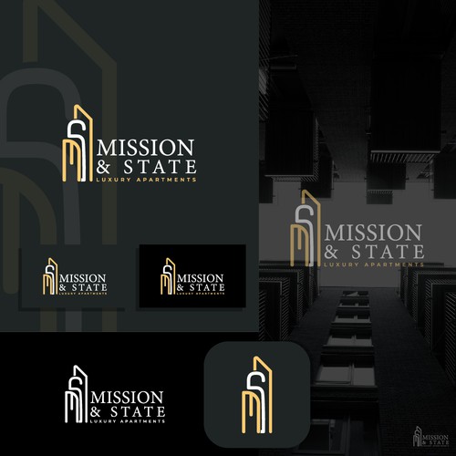 Luxury Apartment Wordmark Logo Design by Astart