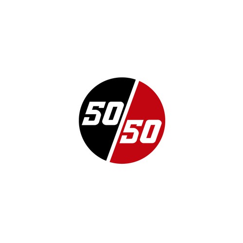 Desing a raffle competition logo for 50/50 Design by zilverzki