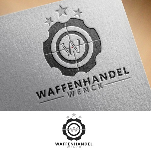 "Ich suche ein persönliches Logo für Waffenhandel und Schießtrainings" winning Logo design
