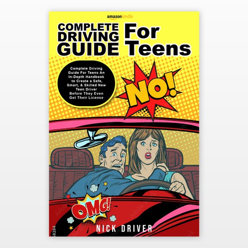 Driving Guide For Teens Book Cover Design by carlos&nukers