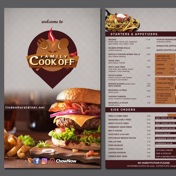 Design by Graphixa titled "Restaurant Menu"
