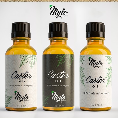 Create an elegant label for a premium hair & skin oil bottles | Product  label contest | 99designs