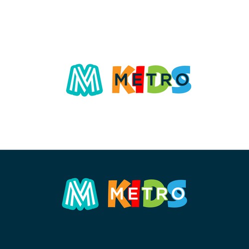 Metro Kids Logo Design by Muchsin41