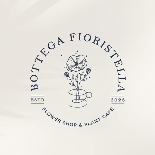 Our flower and plant cafe will be the first of its kind in our town and in the whole region. Design by e t ' s