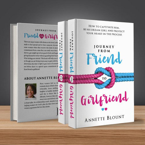 Design a book cover that is fun and playful to help single women experience love beyond friendship Design by U.T