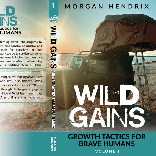 Wild + Brave Book Cover-ontwerp door iMAGIngarCh+