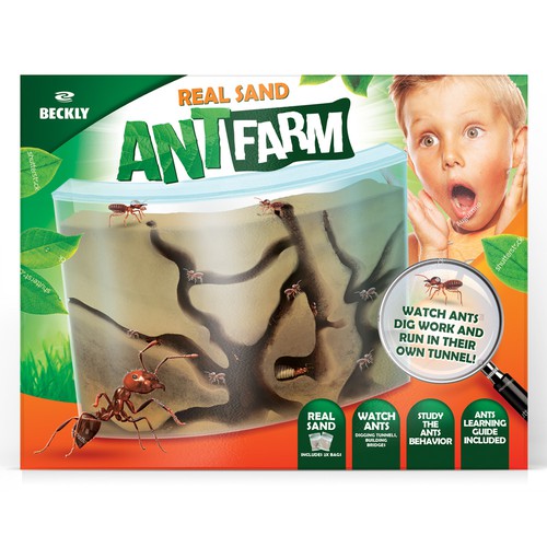 Eye Catching Ant Farm Box Design Design by tomdesign.org