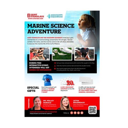 Marine Science Rocks Flyer Design by Julia89