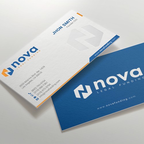 Design a Print Material (Biz Card, Letterhead, Letter) for Legal Funding Company Design by kaylee CK