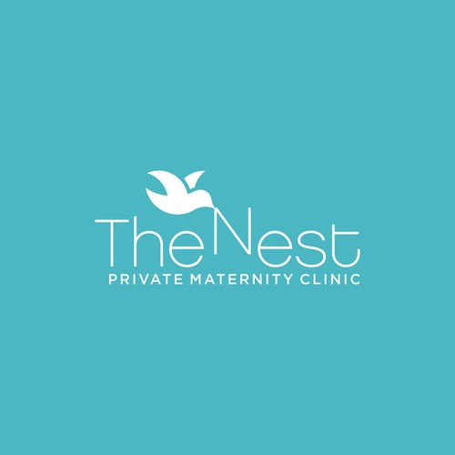 Design a funky logo (with a picture of a nest) for an Ob Gyn clinic to appeal to young women. Design by hattori