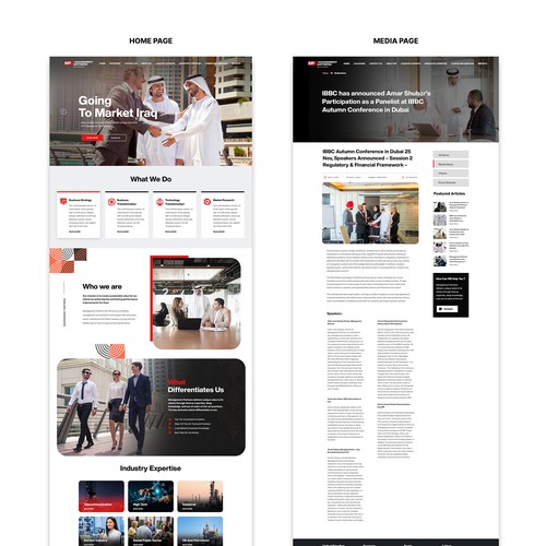Designs | MP Website Redesign | Web page design contest
