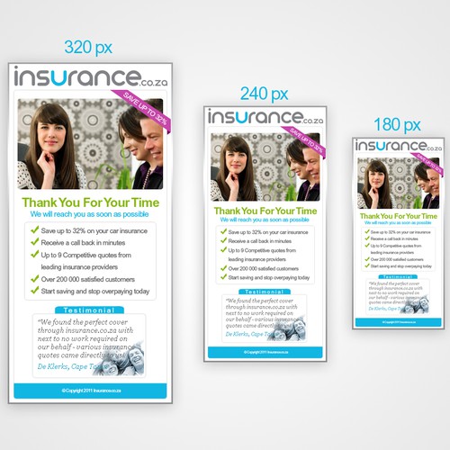 New app design wanted for insurance.co.za Diseño de akiphon