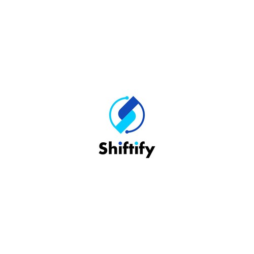 Minimalist and modern logo design for modern work shift management application Design by IdeAde