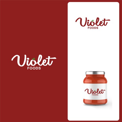 Violet Foods Logo Design by Splashthemes