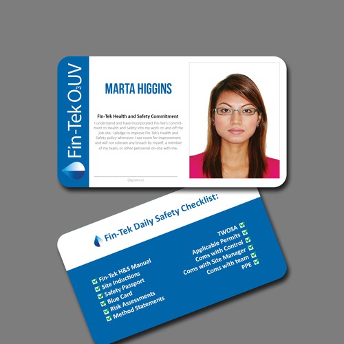 ID Card design Design por djox99