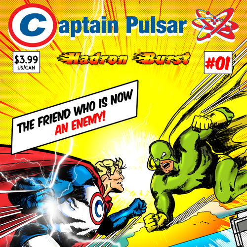 Captain Pulsar First Edition Comic Concept Design by Argo Studio