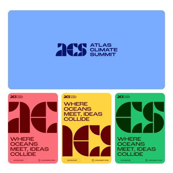 Modern Logo and Brand Identiity for Climate Summit | b2b | startup | geometric