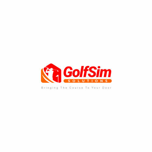 Tee Off Your Creativity: Golf Simulator Logo Design Challenge Design by rifzdesign