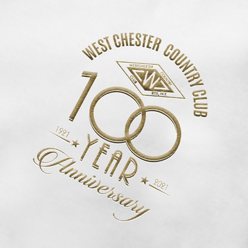 Design Centennial Anniversary Logo di RockPort ★ ★ ★ ★ ★