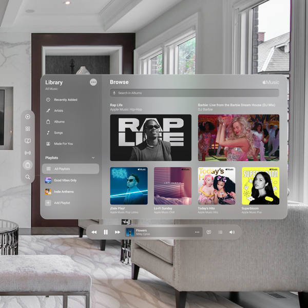 Apple Music - Apple Vision Pro Design