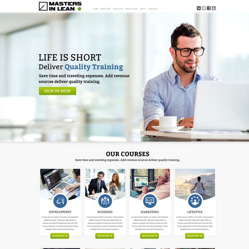 Website Design for Lean Trainers’ Online Training Platform Design por OMGuys™