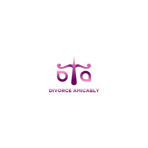 Logo for a new, healthy way for reasonable people to divorce Design by Checkmates