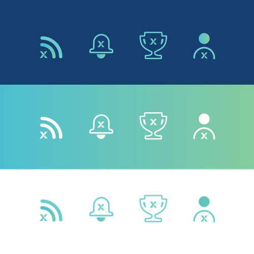 Icon Branding for Web and Mobile App Design by Leandro Fortuna