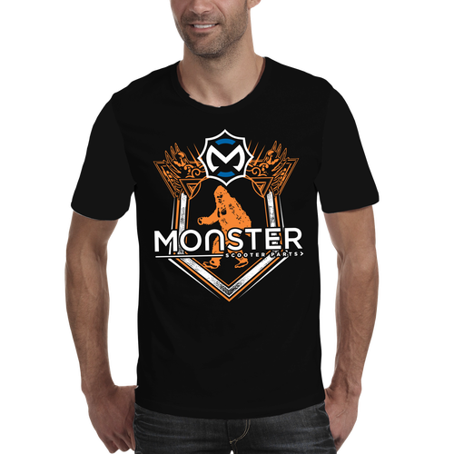 Creative shirt design needed for Monster Scooter Parts Ontwerp door lelaart