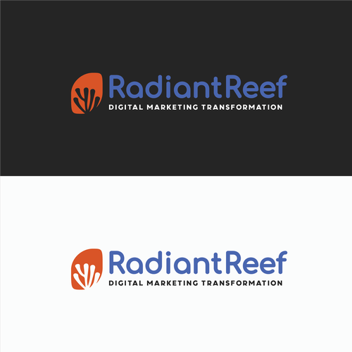 Design Radiant Reef brand logo por Danielf_