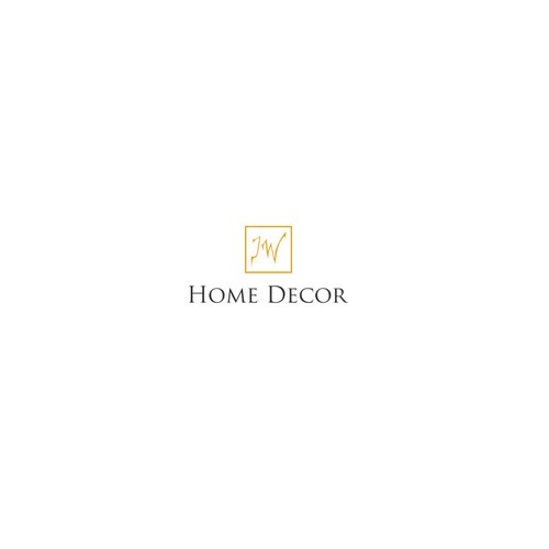 JW Home Decor Logo-ontwerp door designgeo