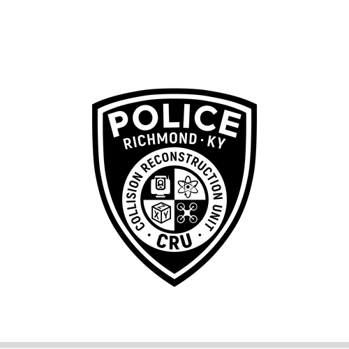 Police Department - Collision Reconstruction Shoulder Patch Design von MicheAngeline