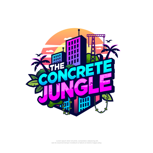 Make a logo for our FiveM Server "The Concrete Jungle" Design by Aurévo™