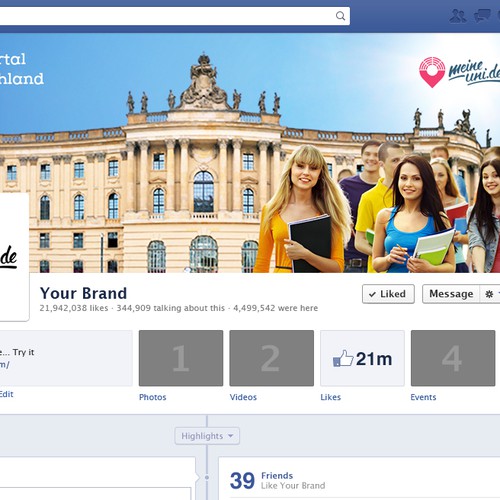 Awesome Facebook Cover for Student Platform Design by Caveart