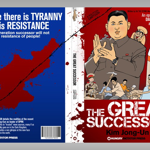 book cover for Hungry Dictator Press デザイン by Proi
