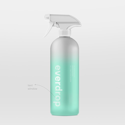 Diseño de Premium Spray Bottle and Packaging for Cleaning Supplies de Jorge Ros