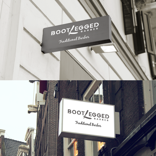 Traditional Barber shop logo Design by Mr.Logosmith